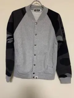 初期APE　初期エイプ　スナップボタン　スウェットスタジャン　エクスクルーシブ 初期APE 初期エイプ スナップボタン スウェットスタジャン