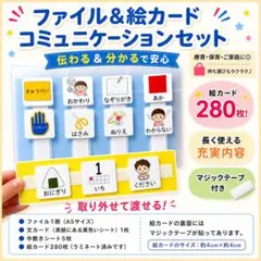 385枚＋ファイル付】視覚支援 絵カードセット コミュニケーション