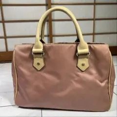 バーバリーブルーレーベル トートバッグ ピンク ノバチェック