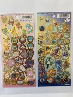 ポケモン シール ステッカー 2枚セットのサムネイル