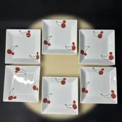九谷焼】4号角取皿いちご/未使用品 5枚組 - メルカリ