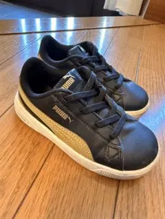 PUMA スニーカー ブラック/ゴールド 15cm
