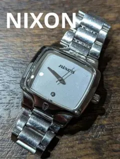 電池交換済み　NIXON ニクソン PLAYER スモールプレイヤー シルバーのサムネイル