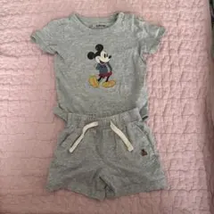 GAPベビー　ミッキーマウス半袖ロンパースセットアップ　12-18ヶ月