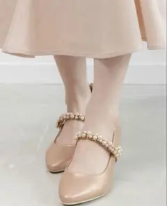RANDA ゴールド パンプス Lのサムネイル
