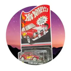 非売品 ホットウィール《 '70 フォード エスコート RS1600 赤 》未開