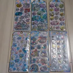 ぷくぷくあわわちゃん シール ステッカー 6枚セット