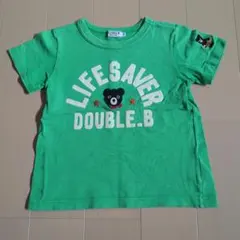 DOUBLE.B グリーン Tシャツ 110cmのサムネイル