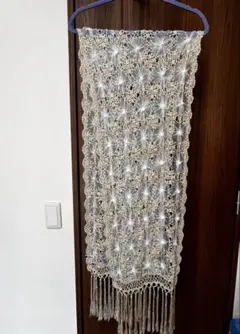 値下げ！ストール ゴールド 結婚式 パーティー 二次会 レース調 フリンジ