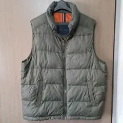 Tommy Hilfiger ダウンベスト オリーブグリーン