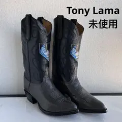 未使用 トニーラマ Tony Lama ウエスタンブーツ 刺繍　ヴィンテージ