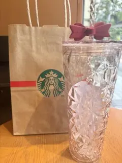 スターバックスクリスマスホリデー2025コールドカップタンブラーリボン710ml