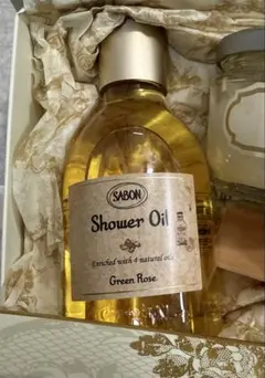 m*。様 【新品】SABON シャワーオイル グリーン・ローズ 300mlのサムネイル