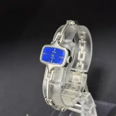 70s SEIKO 17JEWELS watch 腕時計 銀 ブルー BLESS