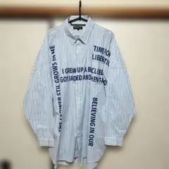 semantic design ストライプシャツ Lサイズのサムネイル