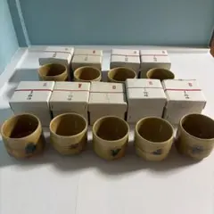 京懐石 柿傳　角筈御庭焼・魁翠園焼 角筈窯 茶道具 茶碗 湯呑み 国焼物