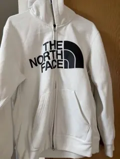 THE NORTH FACE ホワイト ジップアップパーカー