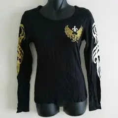 鷹×トライバル オラオラ系ロングTシャツ