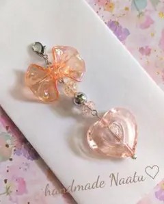 ♡C25♡ ハンドメイド アクセサリー チャーム キーホルダー 携帯ストラップ
