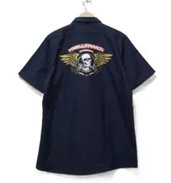 POWELL PERALTA ワークシャツ M パウエルペラルタ スカルのサムネイル