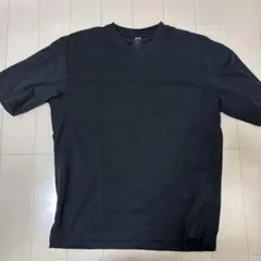 UNIQLO ブラック エアリズムコットンVネック Tシャツ M