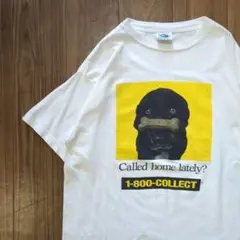 90年代 ヴィンテージ スーベニア 犬アート ミッドセンチュリー Tシャツ 白