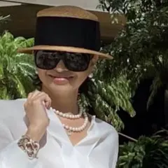 ★美品★ DAISY LIN デイジーリン★麦わら帽子　ハット　フォクシー FOXEY デイジーリンforフォクシー ハット Daisy Cloche