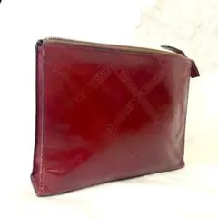 YSL イヴ・サンローラン クラッチバッグ ボルドー セカンドバッグ YSLロゴのサムネイル