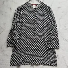 ✨美品✨Max Mara マックスマーラ 紺白ワンピース38 mr927のサムネイル
