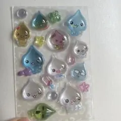 しずくちゃん ボンボンドロップシール おすそわけ みるくちゃん