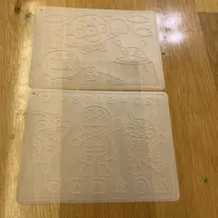 《未使用付属品シートのみ》アンパンマンが上手に描けちゃう! 天才脳らくがき教室