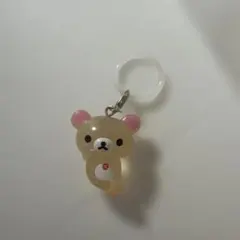 リラックマ クリアマスコットチャーム めじるしアクセサリーコリラックマ