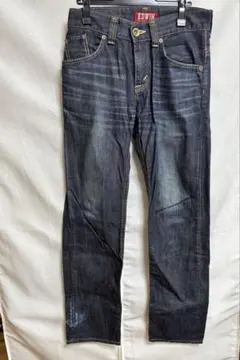 EDWIN ダークブルー ストレートデニム エクスクルーシブヴィンテージ