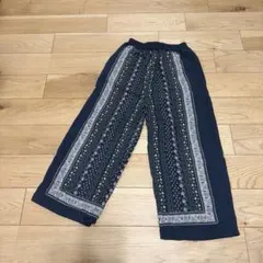 バースデイ tete a tete 花柄ワイドパンツ　ボトムス 女の子　120