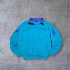 ​vintage古着Columbia80s三角タグハーフジップスウェット希少