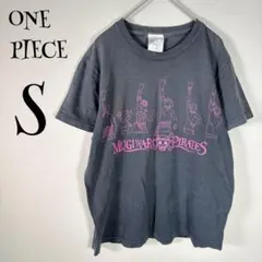 【ワンピース　ONE PIECE】麦わらの一味　Tシャツ　ピンク　古着