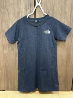 THE NORTH FACE 半袖ワンピース ダークブルー