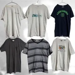 最安値✨️セット販売❣️半袖 メンズTシャツ 6枚セット 古着まとめ売り