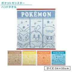 【全5種セット】ポケットモンスター　タオル