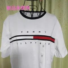 【新品】TOMMYHILFIGER　メンズTシャツ　白　トミーヒルフィガー