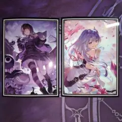 ホロライブ 白上フブキ 大神ミオ 刀 スリーブ 計2枚 単品 - メルカリ
