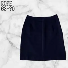 [古着] ROPE タイトミニ サイドファスナー サイドスリット ウール