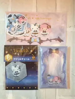 サンリオ　ハッピーくじ　E賞　G賞　H賞　3点セット　キキララ　ハローキティ