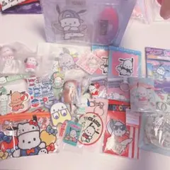 ポチャッコフィギュア アクリルスタンド キーホルダー　カプセルトイ　セット