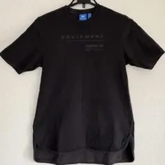 adidas EQUIPEMENT Tシャツ ロゴT 黒Tシャツ XS