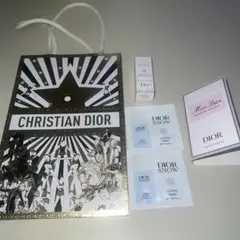 Dior ディオール 紙袋 クリスマス 化粧水10ml サンプル 香水