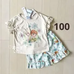 新品未使用　❤️アナと雪の女王❤️ パジャマ　100. 半袖　プリンセス