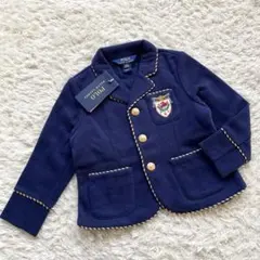 未使用 ポロ ラルフローレン ジャケット ブレザー 3T 100cm 紺色