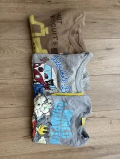 長袖Tシャツ 3点セット　ホットビスケット　minik doubleBのサムネイル