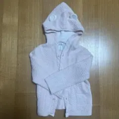 Ralph Lauren フード付きカーディガン 24M ピンク